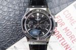 H6 Factory Hublot Classic Fusion 45 MM Sapphire Black 7750 Watch - Steel Case Rubber Strap